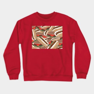 HOT Dogs And Burger Time Crewneck Sweatshirt